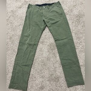 Incotex Olive Chinos for Men